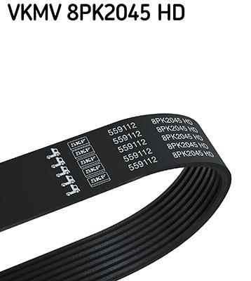 Correia trapezoidal estriada SKF ref. VKMV 8PK2045 HD